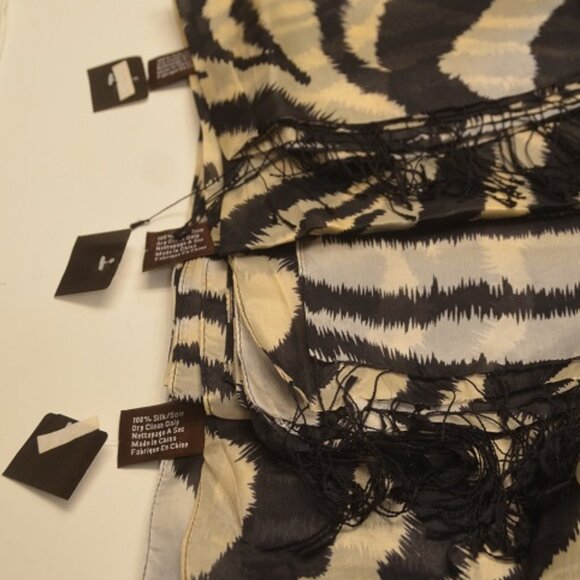 DANIER 100% Silk Sheer Scarf  - 2 available - Picture 6 of 7